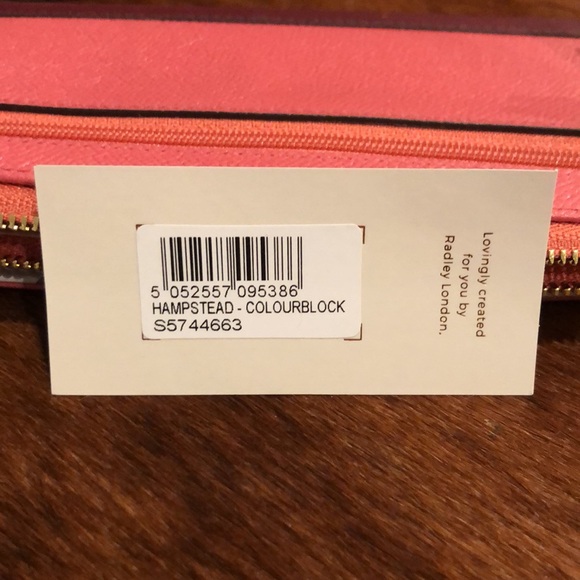 RADLEY LONDON large bifold matinee purse hamptstead colourblock Scottie NWT - Picture 5 of 6